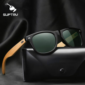 Suptmv tre gỗ photochromism Kính mát cho nam giới nhìn trong đêm vuông cổ điển Du lịch thời trang Kính Shades cho nam giới bán ban đầu bảo vệ khỏi ánh mặt trời bảo vệ khỏi tia UV Retro su91