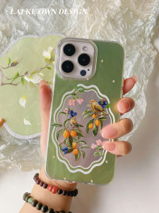 New Retro Chinese Style Simplistic Large Hole Transparent Frame Mobile Phone Case for  17Promax/16 Huawei P80Mate60 Honor Redmi