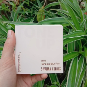 Phấn phủ dạng nén kiềm dầu Phấn Phủ Sivanna Tone - up Blur Pact chống nắng SPF15 HF636 9gr