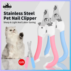 Pet New Land .Nail Cutter for Pet Nail Clippers Stainless Steel Nail Clippers with Nail File Tool Set Suitable for Dogs and Cats