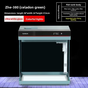 Sunsun | Ultra White Glass Aquarium Small Desktop Home Use