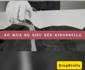 [Hoả Tốc] Áo Mưa Bộ Vải Dù Có Phản Quang⚡ Loại Vải Dù Cực Dày Chống Thấm Tuyệt Đối Đủ Size Từ 150cm-190cm KingBrella
