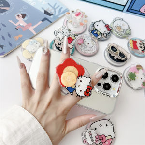 ขาตั้งโทรศัพท์แบบดูดซับแม่เหล็ก MagSafe Apple KT Cat Cartoon น่ารัก หน้าจอแบบพับได้ ดูดซับแรง ขาตั้งโทรศัพท์แบบยืดหยุ่น