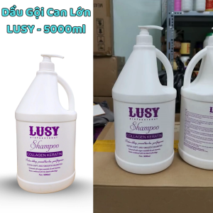 Dầu Gội Can Lớn LUSY - 5000ml  Giúp Tóc Mềm Mượt Óng Ả  Dùng Cho Hair Salon Spa Chính hãng.
