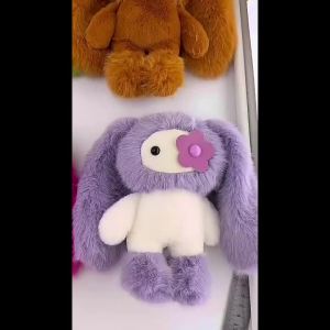 LDCX | New Juju Doll Series: Cute Rabbit Juju Flower Plush Doll Claw Machine Blind Box Doll Stuffed Toy Anime Plush