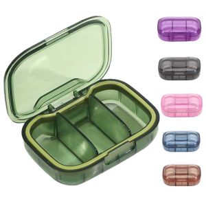 1/2PCS Mini Medicine Pill Box Drug Storage Box Pills Dispenser Pill Organizer Vitamin Tablet Pillbox Case Container Portable Box