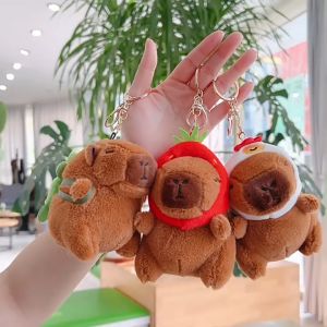 🔥IVY Kapibara Doll Snot Plush Toy Papi Kapibara Doll Keychain Plush Toy Pendant Backpack Cute Doll Pendant Gift for Kids Girlfriend Girl Birthday Gift Valentines Day Gift