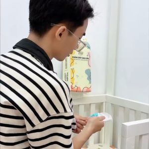 Giấy vệ sinh treo tường TopGia thùng 6 bịch đa sắc treo đa năng từ bột gỗ nguyên chất 1280 tờ 4 lớp