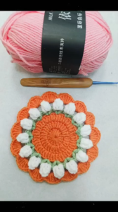 Miếng lót ly /miếng lót ly handmade/ Đế lót ly bằng len