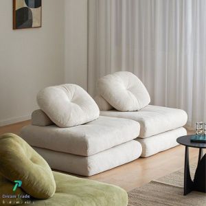 โซฟาพับได้ที่ทันสมัยสะดวกสบายพร้อมการออกแบบถอดออกได้และทำความสะอาดได้