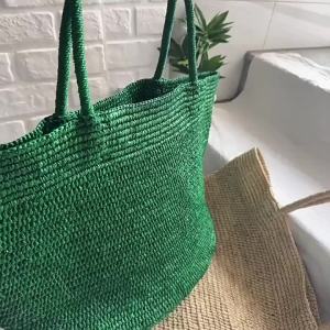EELHOE | 2026 Large Handwoven Rattan Tote Bag for Women Natural Straw Purse Luxury Shoulder Bags Handbag Summer