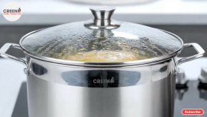 Nồi Luộc Gà inox304 28cm CREEN CR-S28 Đáy Từ 5 Lớp Công Nghệ Đức Bảo Hành 5 Năm - Hàng Chính Hãng
