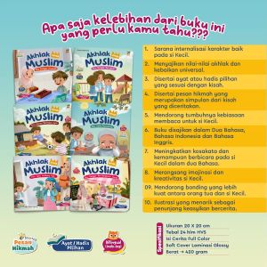 OKALINA- ISI 6 Buku Seri Akhlak Anak Muslim Billngual Soft Cover Ziyadbooks Buku Paket