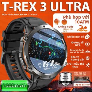Đồng Hồ Thông Minh T-Rex3 Pin 1000mAh Chống Nước 10ATM Màn Hình AMOLED Tích Hợp La Bàn Và Đo Độ Cao Dành Cho Android & iOS