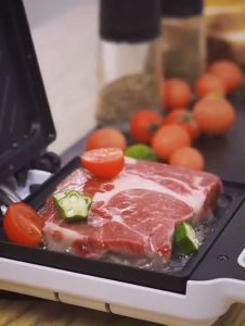 Máy ăn sáng bánh mì sandwich  net nổi tiếng thực phẩm nhẹ gia dụng đa năng máy đa năng 650W  nhanh chóng sự lựa chọn mới thuận tiện cho bữa sáng