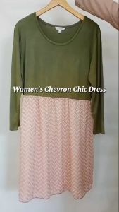 Ch*rming Charlie Womens Chevron Chic Dress/ DRESS WANITA BRANDED TERBARU