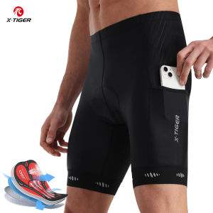 Quần Short Đạp Xe Có Đệm Gel 5D Dành Cho Nam X-TIGER Có Túi Phía Sau Quần Đi Xe Đạp Đường Núi Quần Nửa Ống Nhanh Khô Chống Mồ Hôi Phản Quang Chống Tia UV