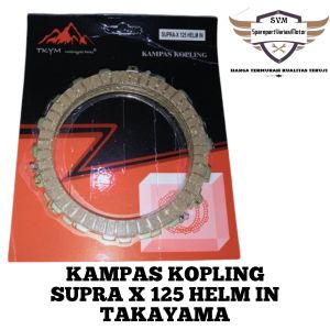 KAMPAS KOPLING KAIN PLAT KOPLING HONDA SUPRA X 125 HELM IN TAKAYAMA KUALITAS TERJAMIN