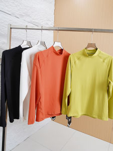 Spring New Mens Outdoor High Elastic Long Sleeve T-shirt Laser Punched Armpit Breathable Laser Drill King Outdoor Tee