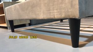 [FREE INSTALLATION] BETTY FURNITURE SINGULAR Luxury Velvet Fabric / Single Bed Frame Katil Bujang Solid Wood