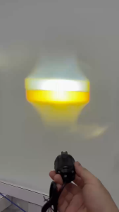 MOFOX ZX6 Laser Gun 40W Dual Color Mini Driving Light White Yellow Motorcycle Auxiliary Light Motorcycle Spotlight