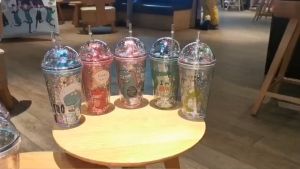 (HCM)Bình nước Giữ nhiệt 500ml 2 lớp hình KHỦNG LONG cute