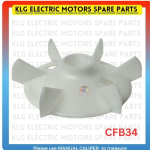 Induction motor fan blade 43mm  x207 CFB34 6B water pump parts