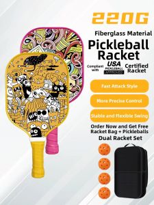 WUYIQU | Complete Set Fiber Glass Pickleball Paddles
