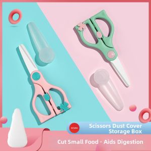 TONGGUMO | Baby Safe Portable Food Preparation Scissors With Protective Sheath