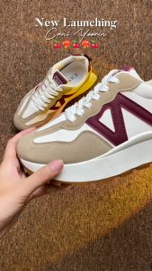Cani (Size 36 - 41) Yoo Rin Sepatu Sneakers Kets Tali Wanita Fashion Casual Shoes 9003