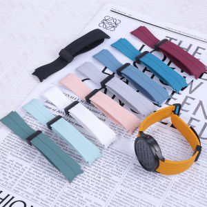 Silicone Magnetic Buckle Strap With Screen Protector Case For Samsung Galaxy Watch 6 classic 43mm 47mm Smartwatch Galaxy Watch 5 Pro 4 Classic 40 44 45mm Soft