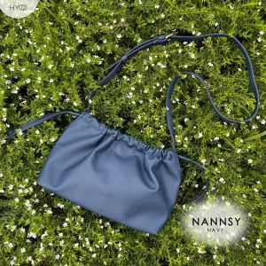 Nannsy Bag By Hyoo Tas Slempang Serut Polos Anti Air