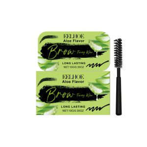 EELHOE Brow Fixing Wax Three-dimensional eyebrow shaping long-lasting and refreshing natural makeup application lazy eyebrow shaping cream Brow Fixing Wax Aloe Flavor Eyebrow Wax Wax For Eyebrows