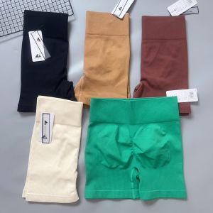 High Waist Quick Dry Running Sports Shorts Womens Slimming Tummy Control Yoga Fitness Three-quarter Length Pants