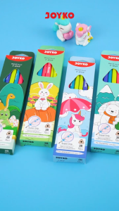 JOYKO Pencil P-8149 2B DIJUAL LUSINAN - Pensil Segitiga Super Grip Isi 12 Murah