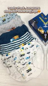 TYW317 Celana Dalam Anak Laki Laki Katun Murni Model Segitiga 1 Kotak Isi 5
