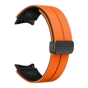 No Gap Silicone Strap For Samsung Galaxy Watch 7 40mm 44mm Magnetic Bracelet Band For Galaxy Watch 6 5 4 Classic 5 Pro 45mm belt