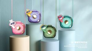 คอ พัดลมห้อย 3 สี พัดลมตัวเล็ก พัดลมพกพา พัดลมมือถือ พัดลมมินิ พัดลมพกพาขนาดเล็ก พัดลมพกพาไร้ใบ พัดลมพกพา USB