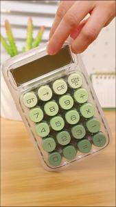 12 Digits Candy Color Keyboard Calculator Scientific Mechanical School Office Stationery Kalkulator