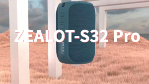 [Local Stcok]ZEALOT Bluetooth SpeakerSpeakers Bluetooth WirelessS32pro (15W New Version) Portable Speaker OutdoorLoud Stereo Sound Dual Pairing USB/TF/AUX for Home Party Beach