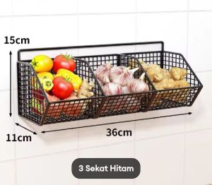 rak serbaguna 3 sekat