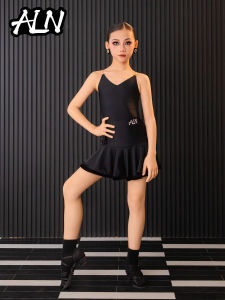 AILANGNA | Children Latin Dance Outfit Set