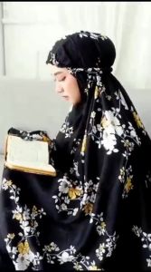 Mukena Traveling Gracella Premium: Mukena Dewasa Motif Bunga