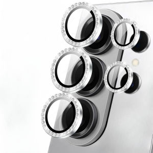 Diamond Alloy Ring Camera Protector For Samsung Galaxy S26 Ultra S 26 Plus S26Ultra 5G 9H Clear Crystal Tempered Glass Lens Case