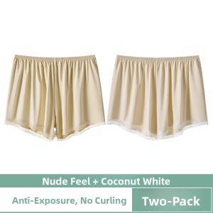 Miiow | Cat Woman Summer Ice Silk Safety Pants Loose Womens Bottoming Shorts Breathable Cool Feeling Invisible Underwear Casual Leisure