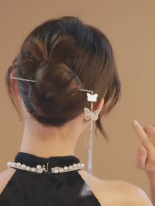 Trâm Cài Tóc Kim Loại Hình Hoa Đính Ngọc Trai Nhân Tạo Phong Cách Cổ Điển Hiện Đại Mẫu mới 2026