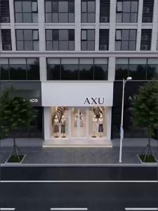 AXU | Irregular Waist-tightening Stylish French Shirt