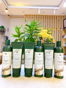 Bộ Dầu gội trị gầu kích thích mọc tóc gừng xả Weilaiya