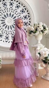 ( USIA 5 - 12 TAHUN ) LABELLA TERBARU ADRIENNE GAMIS PESTA ANAK PREMIUM BAJU MUSLIM ANAK PEREMPUAN SYARI GAMIS ANAK TERBARU GAMIS TUMPUK / BAJU MUSLIM ANAK PESTA SYARI / DRESS ANAK MEWAH EXCLUSIVE PAKAIAN ANAK MUSLIMAH SYARI SET KHIMAR ANAK SYARI