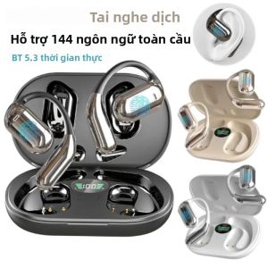 Tai Nghe AI Translator 3 Trong 1 Khử Tiếng Ồn Bluetooth 5.3 Dịch Thuật Tức Thì 144 Ngôn Ngữ Tai Nghe Thông Minh